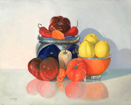 Heirloom Tomatoes and Jars